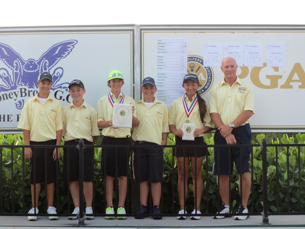 SWFJGA Golfers at the 2014 Lee County Middle School Championship